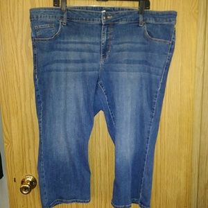 Old Navy denim capris plus size